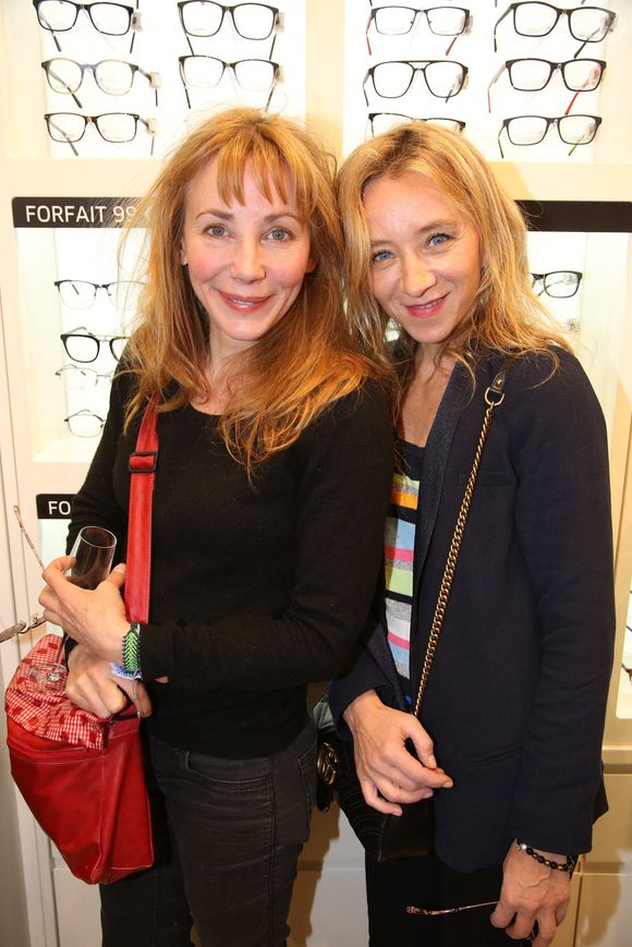Julie Depardieu et Sylvie Testud assiste à la soirée des 30 ans de Grand Optical. A cette occasion la franchise collabore avec la marque Ba&sh qui présente la nouvelle collection eyewear Ba&sh x Grand Optical, a Paris, France, le 11 Avril 2019. Photo par Jerome Domine/ABACAPRESS.COM