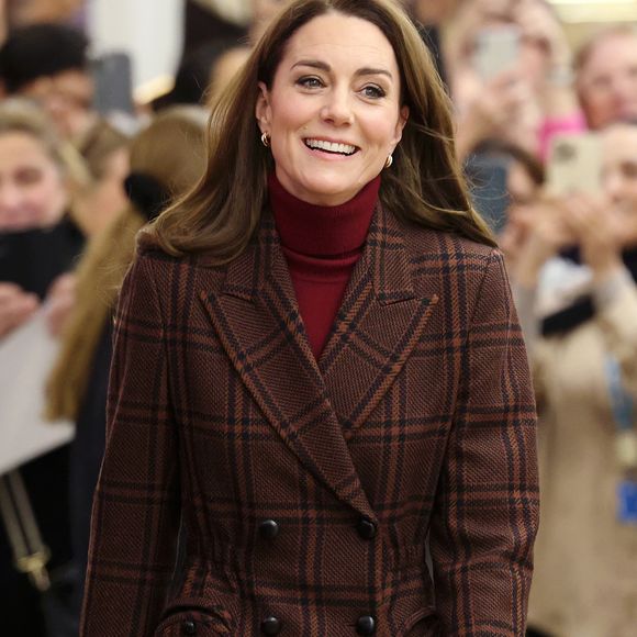 Catherine (Kate) Middleton, princesse de Galles à l'hôpital Royal Marsden, où elle a reçu son traitement contre le cancer, à Londres, Royaume-Uni, le 14 janvier 2025. © Chris Jackson/WPA-Pool/Bestimage