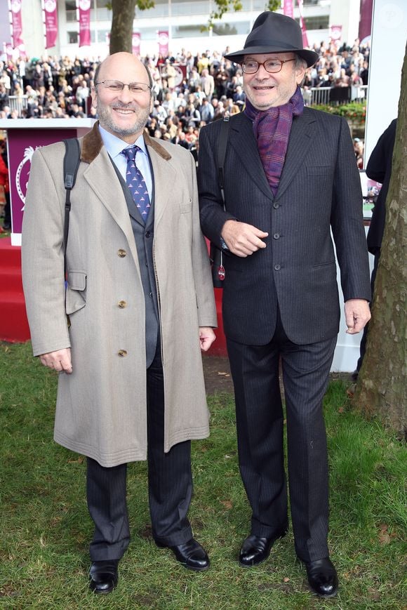 Alain et Gerard Wertheimer - 91eme edition du Prix de l'Arc de Triomphe 2012 a Longchamp le 7 Octobre 2012. PIX4U / BESTIMAGE