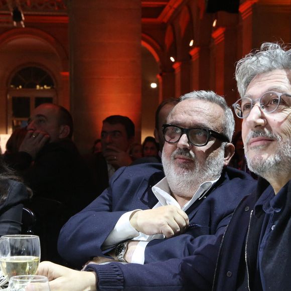 Exclusif - Chantal Lauby, Dominique Farrugia et Alain Chabat alias Les Nuls assistant à la 26e cérémonie de remise des Trophees du Film Francais au Palais Brongniart à Paris, France, le 05 février 2019. Photo by Jerome Domine/ABACAPRESS.COM