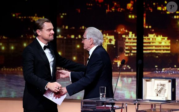 Leonardo DiCaprio, Robert De Niro (Palme d'Or d'honneur) - Cérémonie d'ouverture du 78ème Festival International du Film de Cannes, au Palais des Festivals à Cannes. Le 13 mai 2025.
© Borde-Jacovides-Moreau / Bestimage