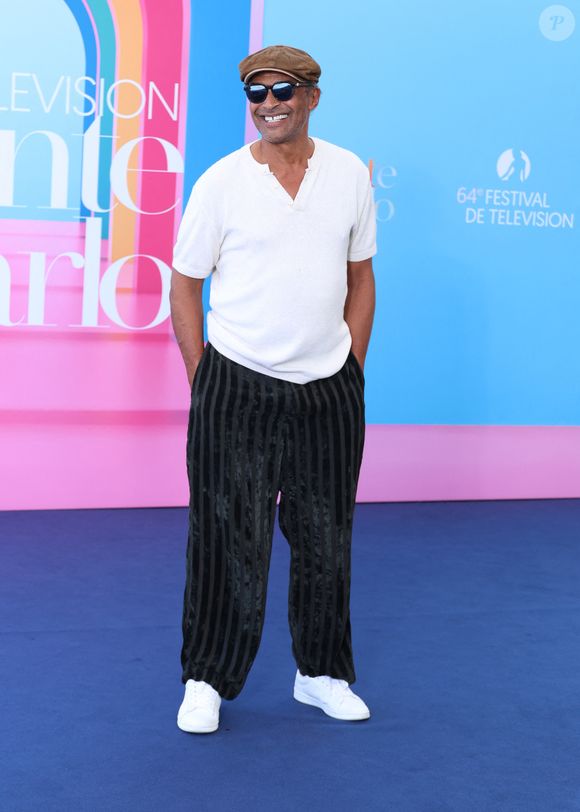 Yannick Noah au photocall de Mort sur terre battue lors du 64ème Festival de Télévision de Monte Carlo au Grimaldi Forum de Monaco, le 16 juin 2025. Dernis Guignebourg/Bestimage