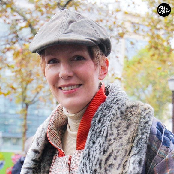 Exclusif - Natacha Polony à la sortie des studios de RTL à Paris le 30 octobre 2023. © Jonathan Rebboah / Panoramic / Bestimage