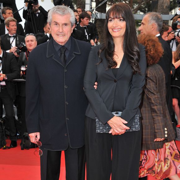 Claude Lelouch et Valérie Perrin lors du 64e Festival de Cannes © Guillaume Gaffiot/Bestimage