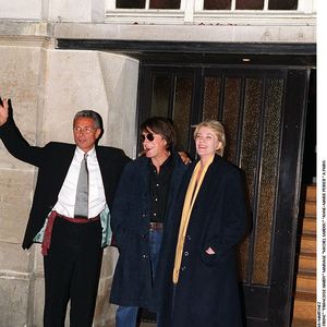Jacques Dutronc, Jean-Marie Périer et Françoise Hardy, le 9 octobre 1999. AGENCE / BESTIMAGE