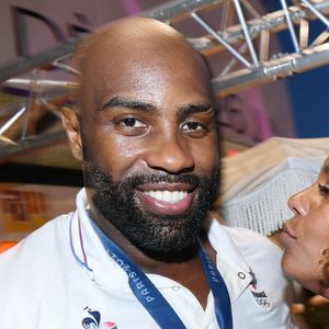 Animé par les commentateurs de basket français TrashTalk, l'événement mettra en scène des équipes dirigées par l'icône française du judo Teddy Riner et le pilote de Formule 1 Esteban Ocon

Exclusif - Teddy Riner et sa femme Luthna - Teddy Riner fête son titre de champion Olympique de judo +100KG au restaurant "Podium" du groupe (Les bistrots Pas Parisiens) à Paris le 2 aout 2024. © Rachid Bellak/Bestimage