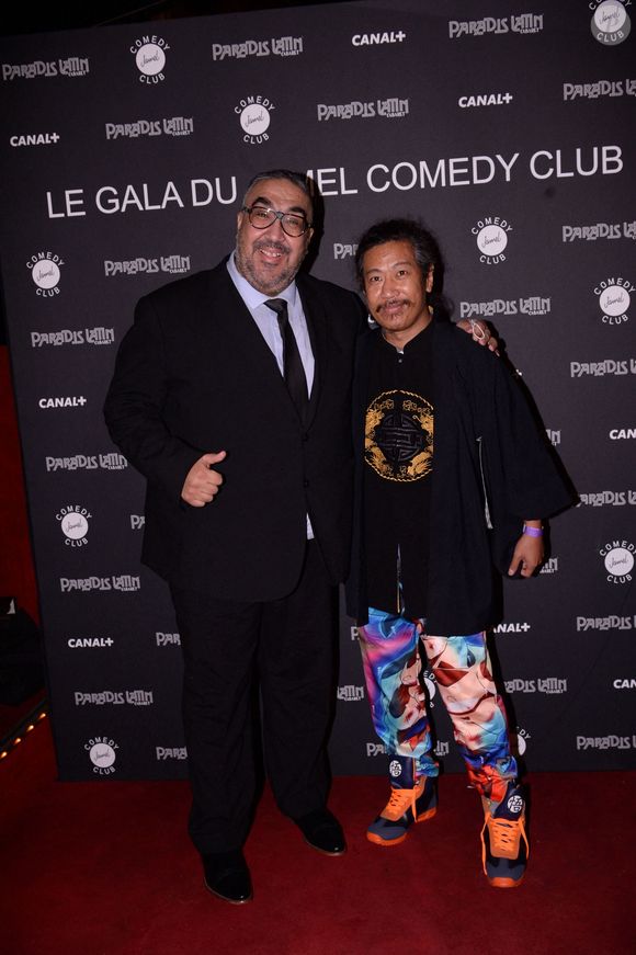 Wahid Bouzidi, Bun Hay Mean - Soirée de gala du Jamel Comedie Club au Paradis Latin avec Canal+ à Paris, le 8 octobre 2020.

© RACHID BELLAK / BESTIMAGE