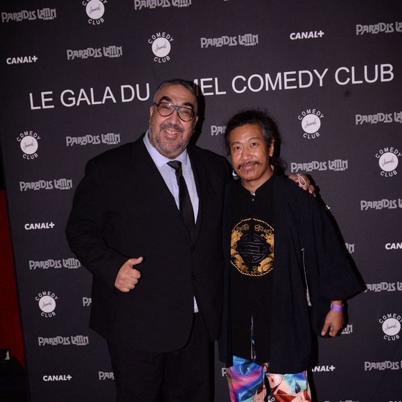 Wahid Bouzidi, Bun Hay Mean - Soirée de gala du Jamel Comedie Club au Paradis Latin avec Canal+ à Paris, le 8 octobre 2020.

© RACHID BELLAK / BESTIMAGE