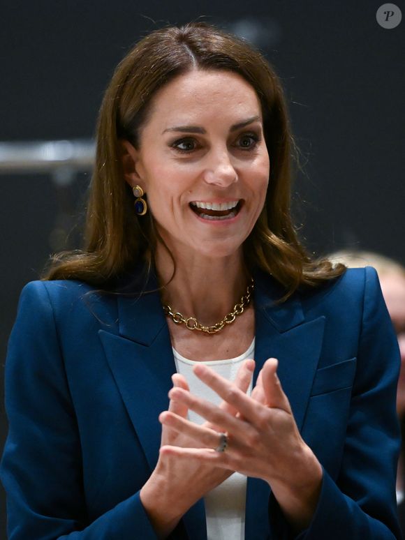 Catherine Kate Middleton, princesse de Galles, est en visite à la V&A East Storehouse à Londres le 10 juin 2025

© Eddie Mulholland / Pool / Burton via Bestimage