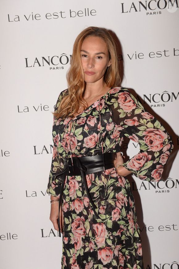 Exclusif - Exclusif - Vanessa Demouy Soirée Lancôme pour célébrer la nouvelle communication du parfum Iconique "La Vie est Belle" à l'hôtel Mona Bismarck à Paris le 12 septembre 2018. Le bonheur est encore plus vrai lorsqu’il est partagé