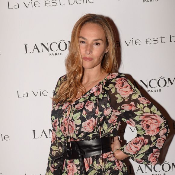 Exclusif - Exclusif - Vanessa Demouy Soirée Lancôme pour célébrer la nouvelle communication du parfum Iconique "La Vie est Belle" à l'hôtel Mona Bismarck à Paris le 12 septembre 2018. Le bonheur est encore plus vrai lorsqu’il est partagé