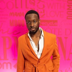 Exclusif - Dadju - Soirée du bijoutier APM Monaco sur la plage La Môme lors du 76ème Festival International du Film de Cannes le 17 mai 2023. Rachid Bellak-Tiziano da Silva/Bestimage