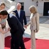 Le prince Albert II de Monaco, la princesse Charlène et leurs enfants accueillent le président Emmanuel Macron , sa femme Brigitte et une délégation au palais princier à Monaco le 7 juin 2025. © Ludovic Marin / Pool / Bestimage