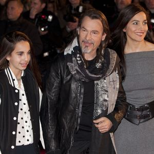 Florent Pagny, sa femme Azucena et leur fille Ael - 15e édition des NRJ Music Awards à Cannes. Le 14 décembre 2013.

© Bestimage