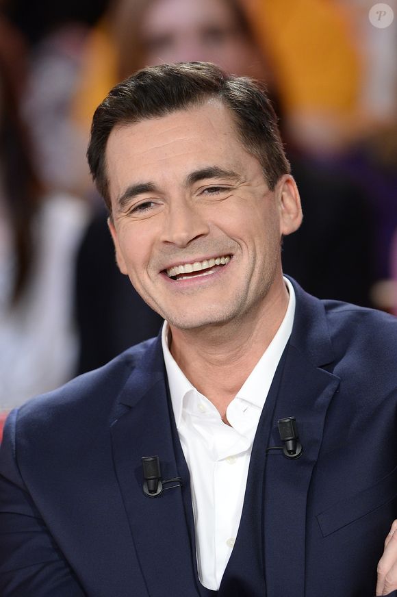 Olivier Minne - Enregistrement de l'émission "Vivement Dimanche" à Paris le 16 Décembre 2015 et qui sera diffusée le 20 Décembre 2015. Invité principal Patrick Bruel. COADIC GUIREC / BESTIMAGE