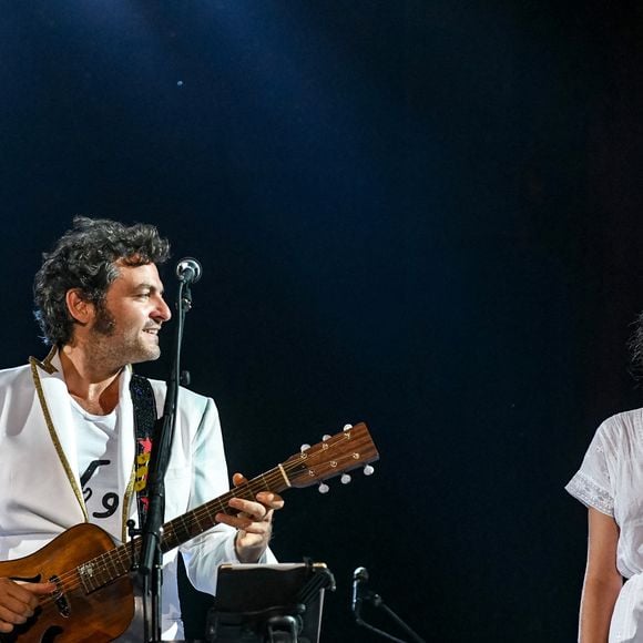 Matthieu Chedid chante avec sa fille Billie au Liban, le 4 août 2018.

Photo : Ammar Abd Rabbo / Abaca