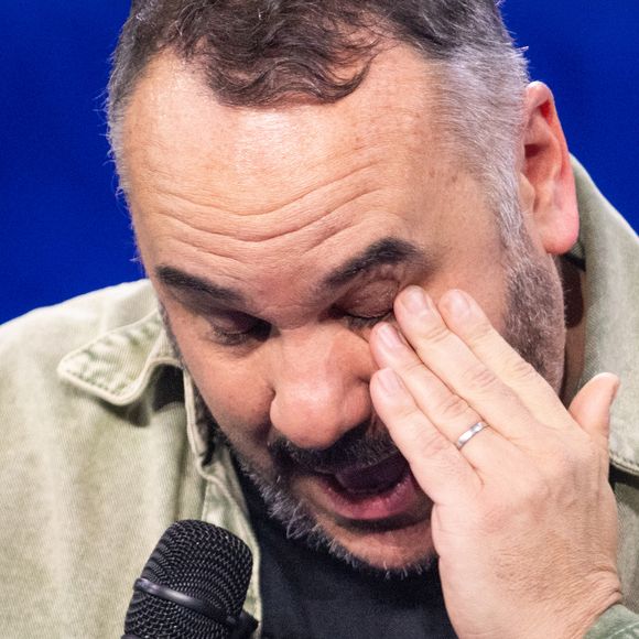 Exclusif - François-Xavier Demaison lors de l'enregistrement de l'émission "La Boîte à secrets", présentée par F.Bollaert et diffusée le 9 janvier 2026 sur France 3, dans les studios du Lendit à Saint-Denis, France, le 2 décembre 2025. © Cyril Moreau/Bestimage