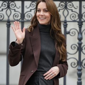 Catherine (Kate) Middleton, princesse de Galles, lance un nouveau projet de la "Royal Foundation Centre for Early Childhood" visant à soutenir les jeunes enfants dans le développement de compétences sociales à Londres, Royaume Uni, le 4 février 2025. © Julien Burton/Bestimage