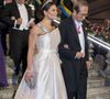 Robes éblouissantes et tiares pour les femmes.

Susumu Kitagawa, La princesse Victoria de Suède, Le banquet du prix Nobel 2025 à l'hôtel de ville de Stockholm, en Suède, 10 décembre 2025. 

Photo : Dana Press / Bestimage