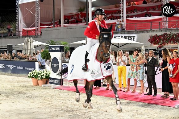 La princesse Caroline de Hanovre et sa fille Charlotte Casiraghi ont a assisté à la Monaco Longines Pro Am Cup au profit de l' AMADE à Monaco, le 3 juillet 2024. © Bruno Bebert/Bestimage