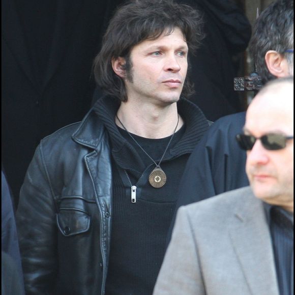 Bertrand Cantat aux obsèques d'Alain Bashung. 
CYRIL MOREAU / BESTIMAGE