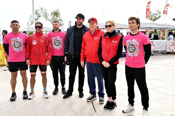 Plusieurs personnalités ont participé à l'événement.

Christos Fiotakis, Pierre Frolla, Gareth Wittstock, GMK, le prince Albert II de Monaco, la princesse Charlene et Francesco Castellaci - Le prince Albert II de Monaco et la princesse Charlene ont participé au " Road Safety Day ", Monaco, 29 mars 2026.