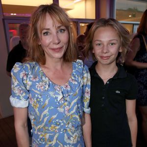 Exclusif - Julie Depardieu et son fils de 12 ans, Billy, qui joue dans le film - Projection en avant-première du film "Les Secrets de la Princesse de Cadignan" de A. Dombasle au CNC à Paris le 5 septembre 2023. © Bertrand Rindoff / Bestimage