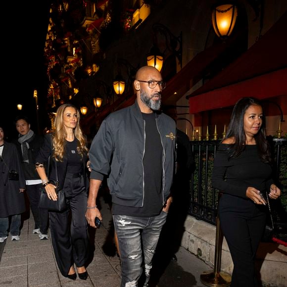 Nicolas Anelka - Arrivées à la soirée de lancement du Whisky de la chanteuse Beyoncé "SirDavis" à l'hôtel Plaza Athénée à Paris le 24 septembre 2024. 

Photo : Pierre Perusseau / Bestimage
