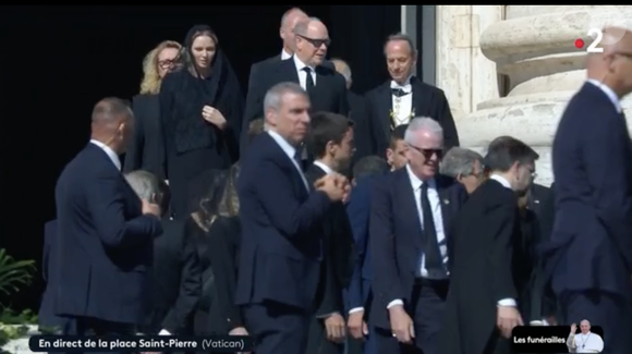 Albert et Charlene de Monaco aux obsèques du pape, le 26 avril 2025