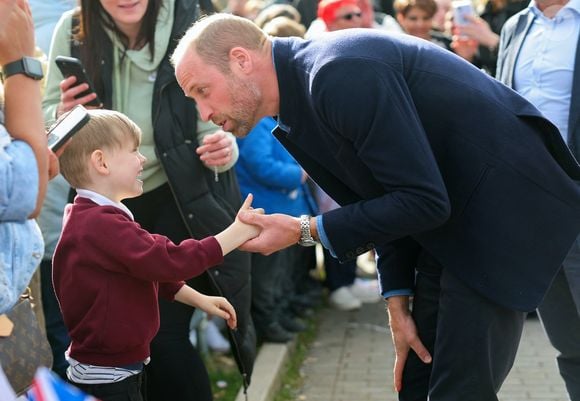 Le prince William, prince de Galles, lors d'une visite officielle à un cours de formation d'arbitres de la FA au Sporting Khalsa FC à l'Aspray Arena Willenhall West Midlands ALPHA AGENCY / BESTIMAGE