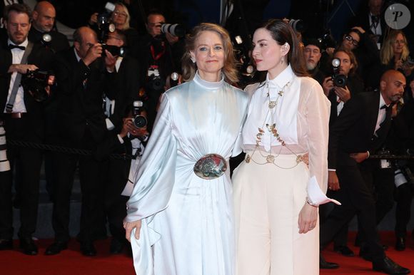 Jodie Foster, Rebecca Zlotowski - Descente des marches du film « Vie privée » lors du 78ème Festival International du Film de Cannes, au Palais des Festivals à Cannes. Le 20 mai 2025
© Jacovides-Moreau / Bestimage