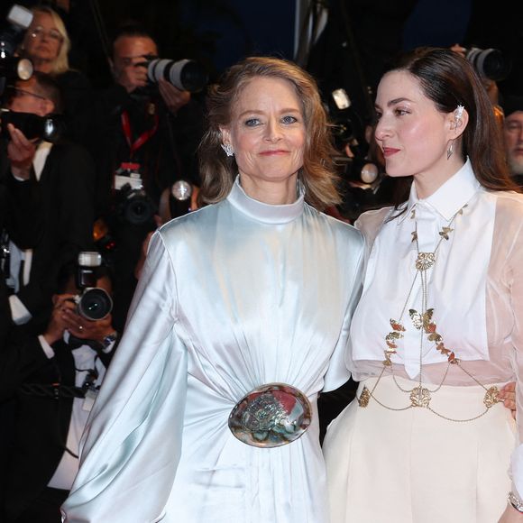Jodie Foster, Rebecca Zlotowski - Descente des marches du film « Vie privée » lors du 78ème Festival International du Film de Cannes, au Palais des Festivals à Cannes. Le 20 mai 2025
© Jacovides-Moreau / Bestimage