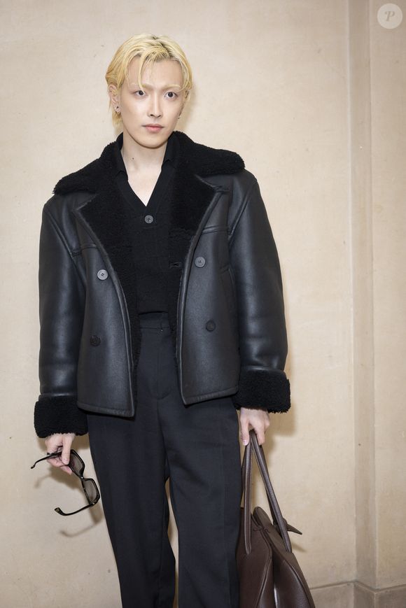 Hong Joong - Photocall du défilé Jacquemus au 51 rue Raynouard lors de la Fashion Week Masculine prêt-à-porter Automne/Hiver 2025-2026 à Paris, le 26 janvier 2025. 
© Olivier Borde / Bestimage