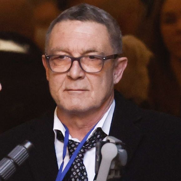 Nicolas-Jacques Charrier (fils de Brigitte Bardot) - Sorties des obsèques de Brigitte Bardot en l'église Paroissiale Notre-Dame-de-l'Assomption de Saint-Tropez, France, le 7 janvier 2026. © Jacovides-Moreau/Bestimage