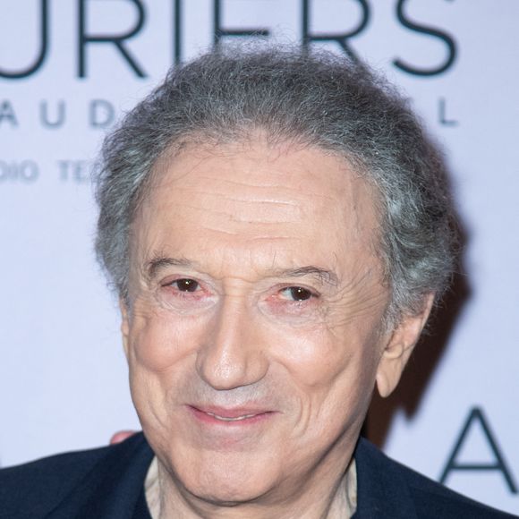 Michel Drucker lors de la 29ème cérémonie des Lauriers de l'Audiovisuel au théâtre Marigny, à Paris, France, le 26 février 2024. Photo par Aurore Marechal/ABACAPRESS.COM