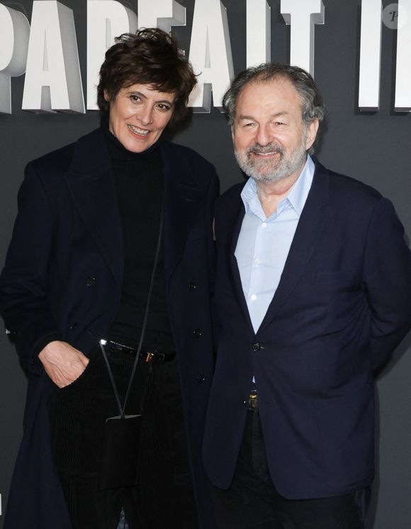 Inès de la Fressange et son compagnon Denis Olivennes - Avant-première du film "Un parfait inconnu" au Grand Rex à Paris le 15 janvier 2025. © Coadic Guirec/Bestimage