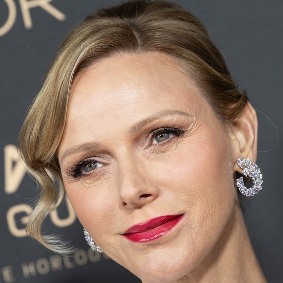 La princesse Charlène de Monaco au photocall de la 69ème cérémonie du Ballon D'Or 2025 au théâtre du Châtelet à Paris, France, le 22 septembre 2025. © Cyril Moreau/Bestimage