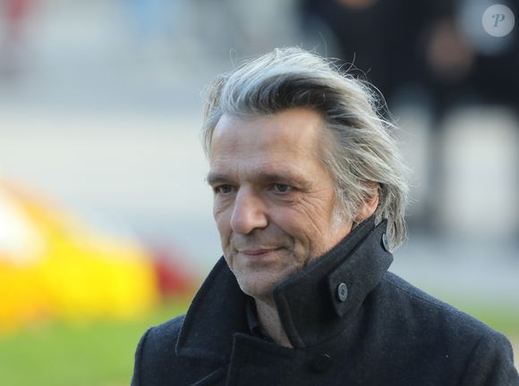 Yvan Le Bolloc'h - Sorties des obsèques du journaliste, animateur de télévision et animateur de radio français Philippe Gildas en la salle de la Coupole au crématorium du cimetière du Père-Lachaise à Paris, France, le 5 novembre 2018.