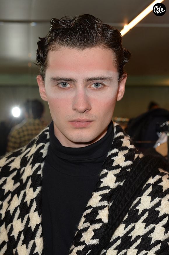 Exclusif -  Noé Elmaleh - Backstage du défilé de mode Homme automne-hiver 2020/2021 "Gunther" à l'Hôtel national des Arts et Métiers à Paris. Le 18 janvier 2020
© Veeren Ramsamy-Christophe Clovis / Bestimage