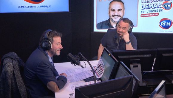 François-Xavier Demaison et Bernard Montiel sur RFM (Capture d'écran).
