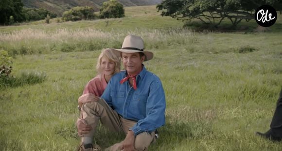 Los Angeles, CA  Original Jurassic Park stars Sam Neill, Laura Dern and Jeff Goldblum reunite for Xfinity Super Bowl commercial.