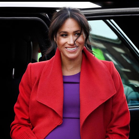 Meghan Markle à Merseyside UK, le 14 janvier 2019. 

Photo : Andrew Parsons/Parsons Media/ABACAPRESS.COM