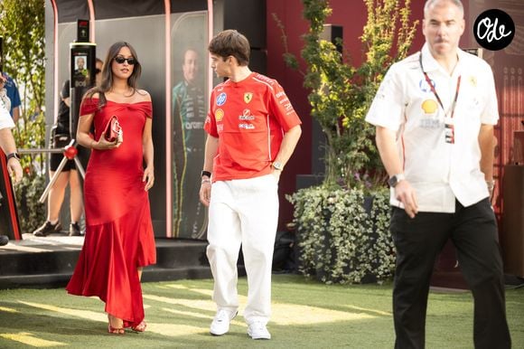Charles Leclerc et Alexandra Leclerc  lors du grand prix d'Italie de Formule 1 le 6 septembre 2026
© Riccardo Spadetto De Paulis/IPA via ZUMA Press / Bestimage