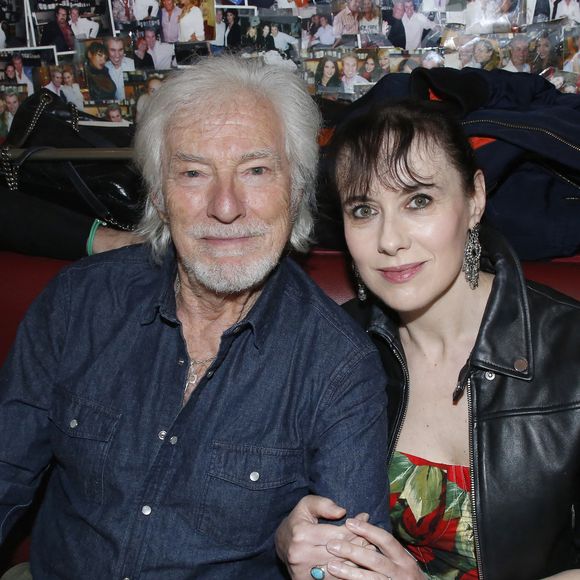 Exclusif - Hugues Aufray et sa femme Muriel - Mischa Aznavour invite les Amis de son père pour célébrer le 100 ème Anniversaire de la naissance de Charles Aznavour ; au restaurant « Gourmet des Ternes » à Paris, France, le 22 Mai 2024. 

© Bertrand Rindoff / Bestimage