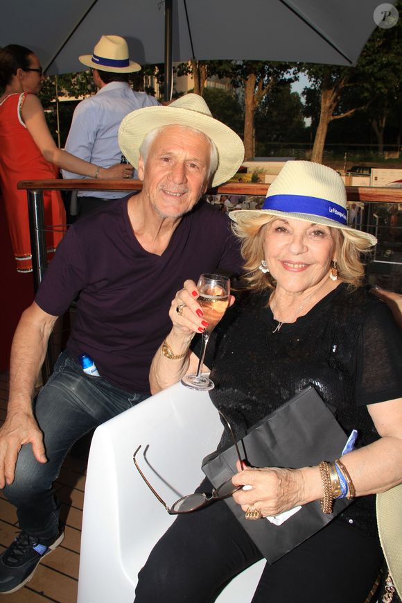Gérard Lenorman, Nicoletta - 7ème édition du Trophée de la Pétanque Gastronomique au Paris Yacht Marina à Paris le 27 juin 2019. © Philippe Baldini/Bestimage