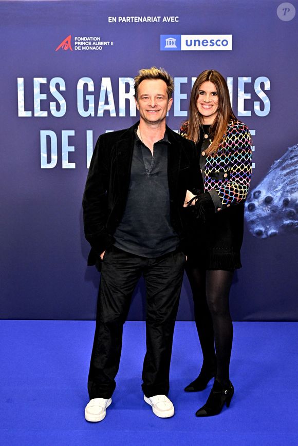David Hallyday et sa femme Alexandra Pastor durant l'avant première mondiale au Grimaldi Forum à Monaco, le 9 février 2023, du film "Les gardiennes de la planète" réalisé par Jean-Albert Lièvre et raconté par J.Dujardin. 

© Bruno Bebert / Bestimage