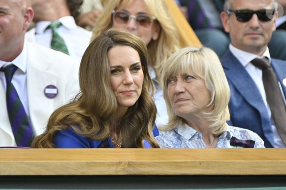 Catherine (Kate) Middleton, princesse de Galles - Personnalités à la finale homme du tournoi de tennis de Wimbledon le 13 juillet 2025.

© Chryslène Caillaud / PsnewZ / Bestimage