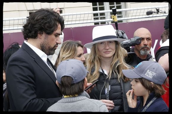 Consuelo Remmert et son compagnon Alexis Gurdjian - People à la 3ème édition du Grand Prix de Formula E de Paris "Paris ePrix", autour des Invalides, comptant pour le championnat FIA. Le 28 avril 2018
© Alain Guizard / Bestimage