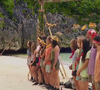Dans "Koh-Lanta", les aventuriers disputent chaque semaine des épreuves.
Episode 5 de "Koh-Lanta, La Revanche des 4 Terres" sur TF1