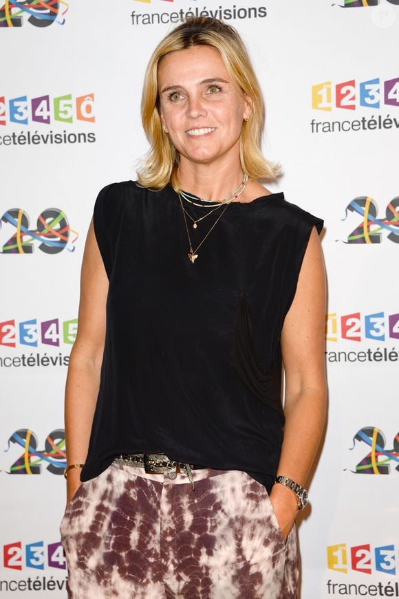 Marine Vignes au photocall de France Télévisions, pour la présentation de la nouvelle dynamique 2016-2017, à Paris, le 29 juin 2016.
© Guirec Coadic/Bestimage